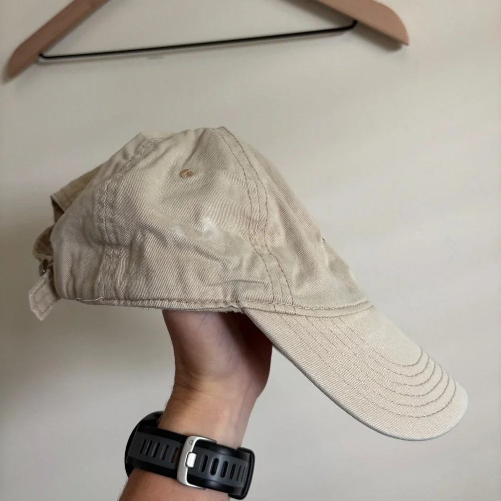 Disney Mickey Mouse Embroidered Khaki Tan Dad Hat Baseball Cap Adjustable